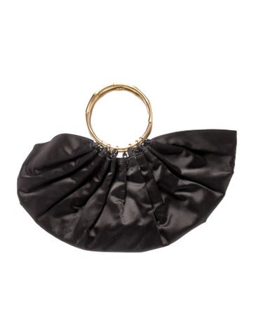 Cult Gaia Satin Top Handle Bag