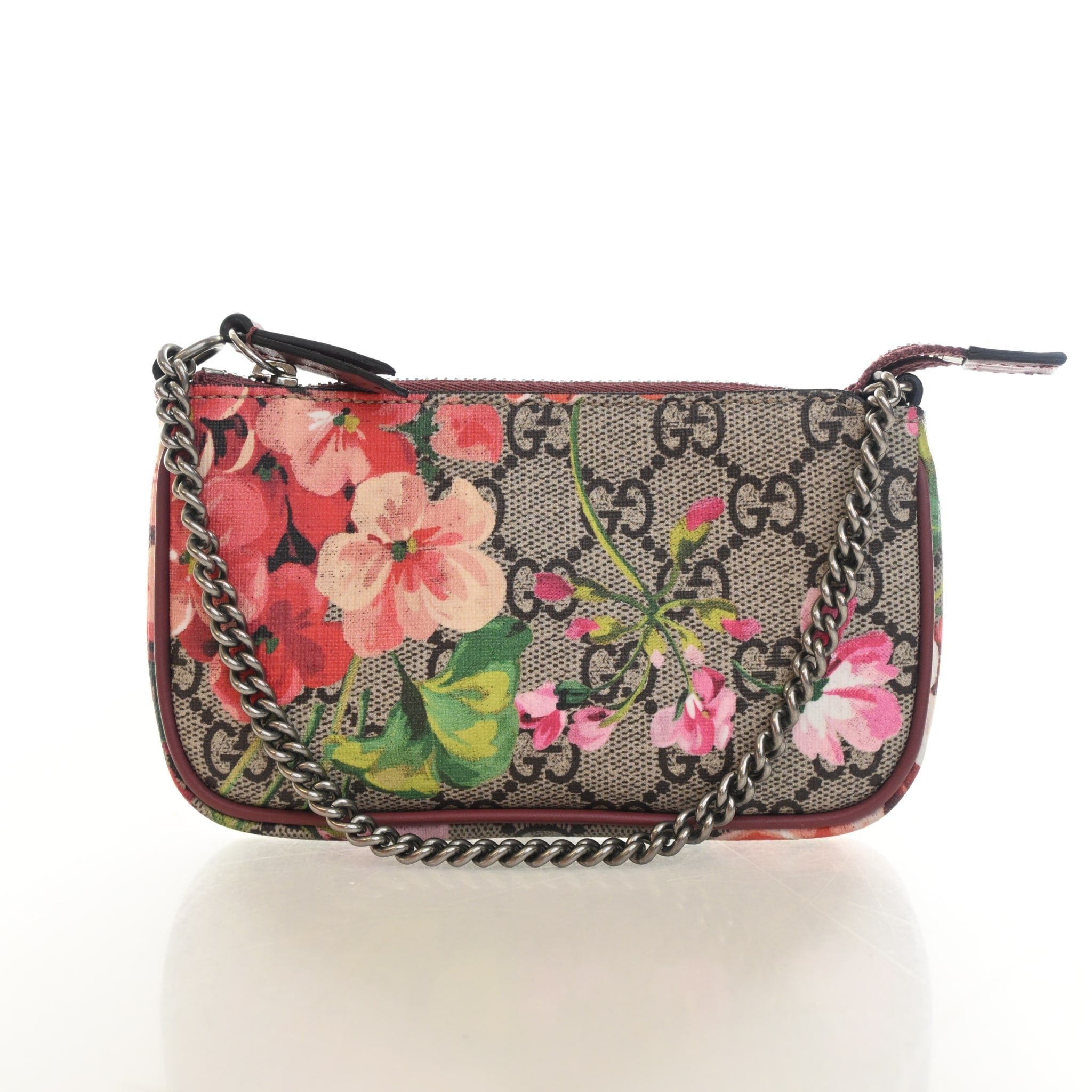 Gucci Mini GG Blooms Chain Pochette