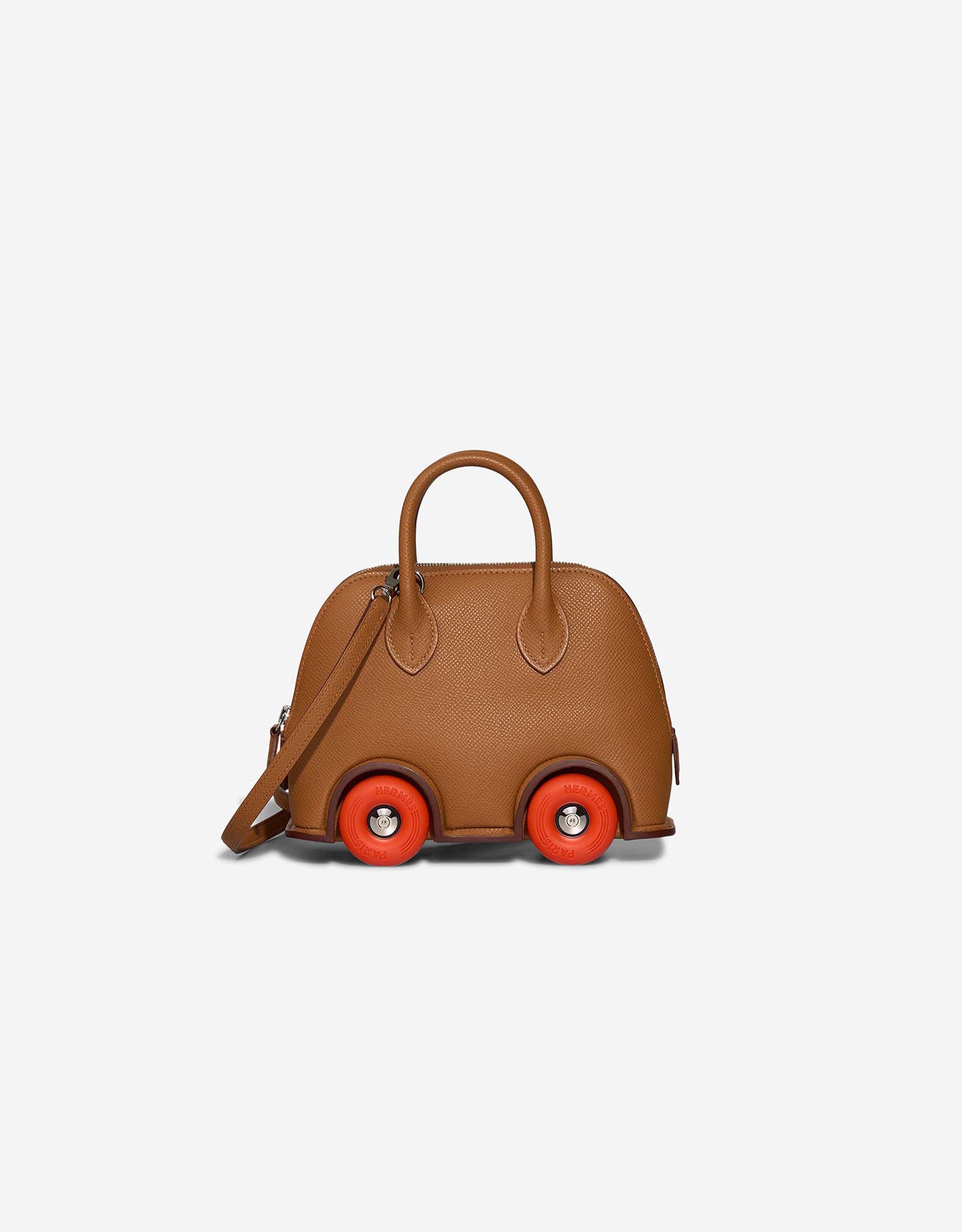 
		Bolide on Wheels Mini Epsom Gold / Orange    