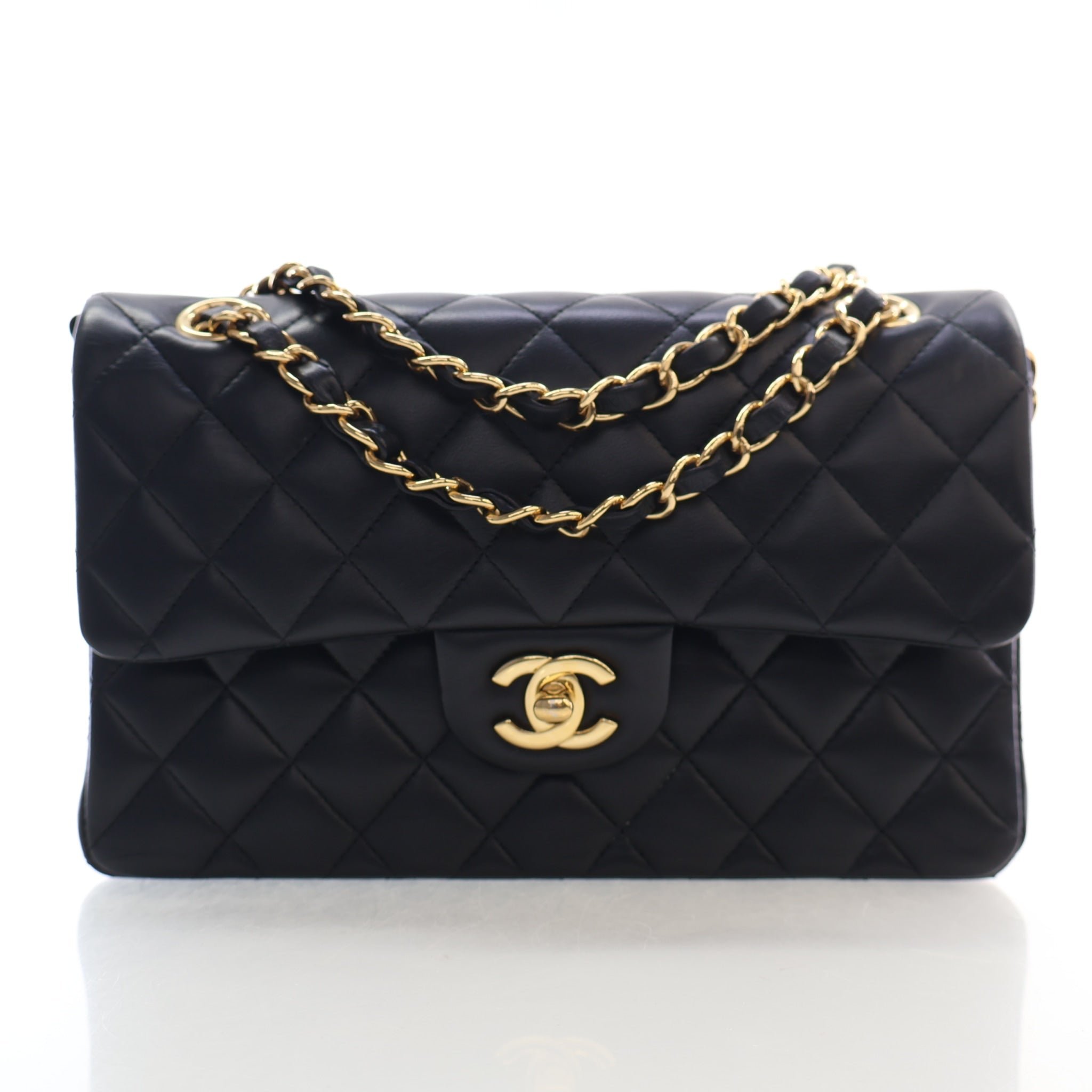 Chanel Small Lambskin Classic Double Flap Bag