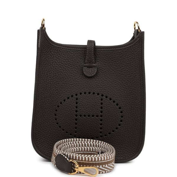 Hermes Hermes Evelyne TPM Ebene Clemence Gold Hardware