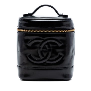 Patent Leather CC Patent Vanity Bag