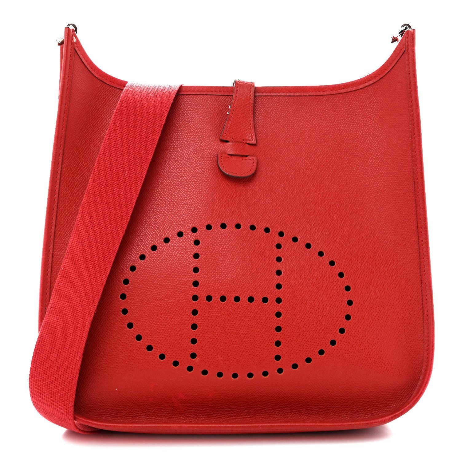 Hermes Epsom Evelyne PM Rouge Vif