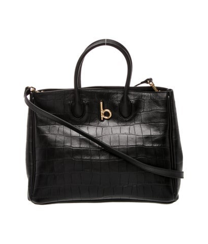 Burberry Embossed Leather Rocking Horse Small