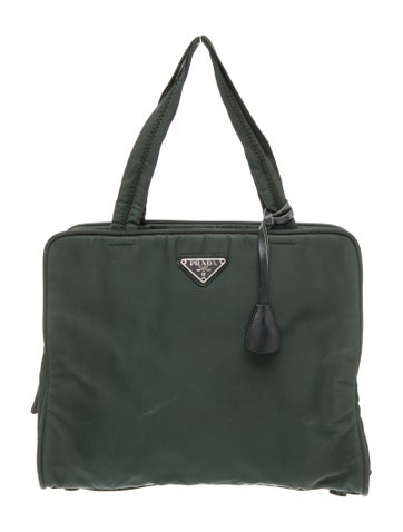 Enameled Metal Triangle Top Handle Bag