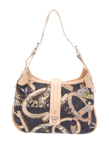 Ferragamo Canvas Shoulder Bag