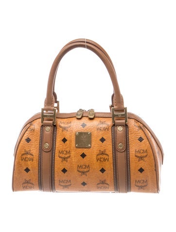 Leather Visetos Top Handle Bag Small