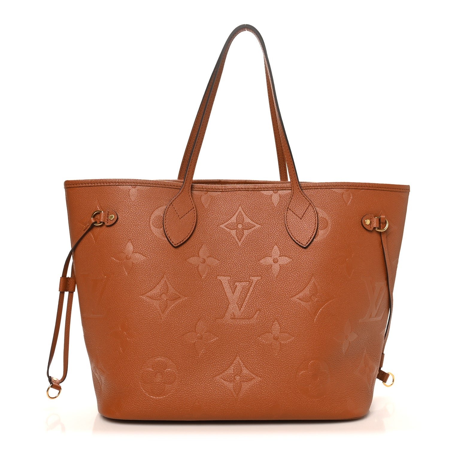 Louis Vuitton Empreinte Monogram Giant Neverfull MM Cognac