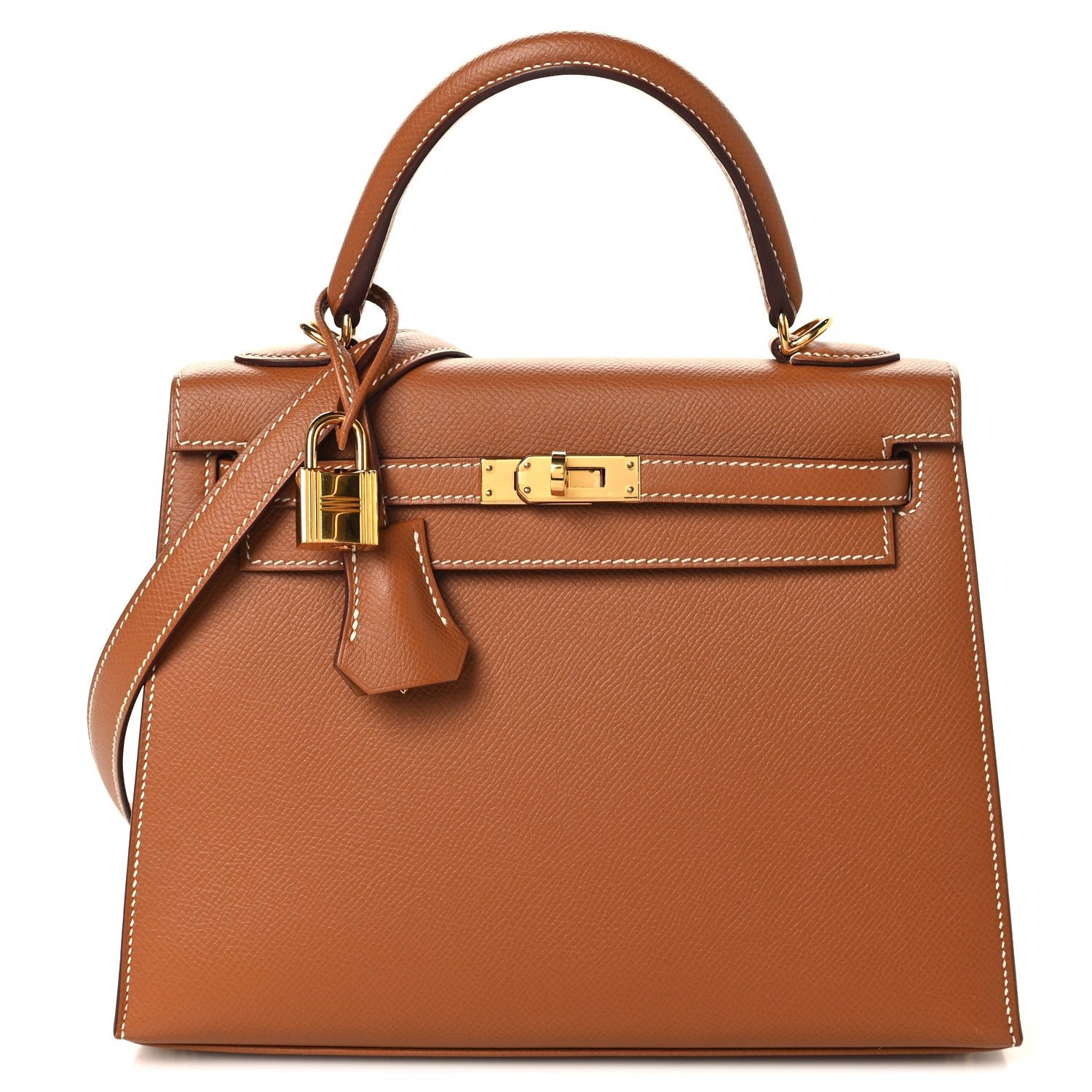 Hermes Epsom Kelly Sellier 25 Gold