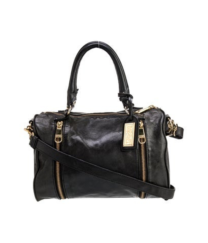 Badgley Mischka Mischka Leather Top Handle Bag