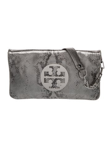 Embossed Leather Shoulder Bag