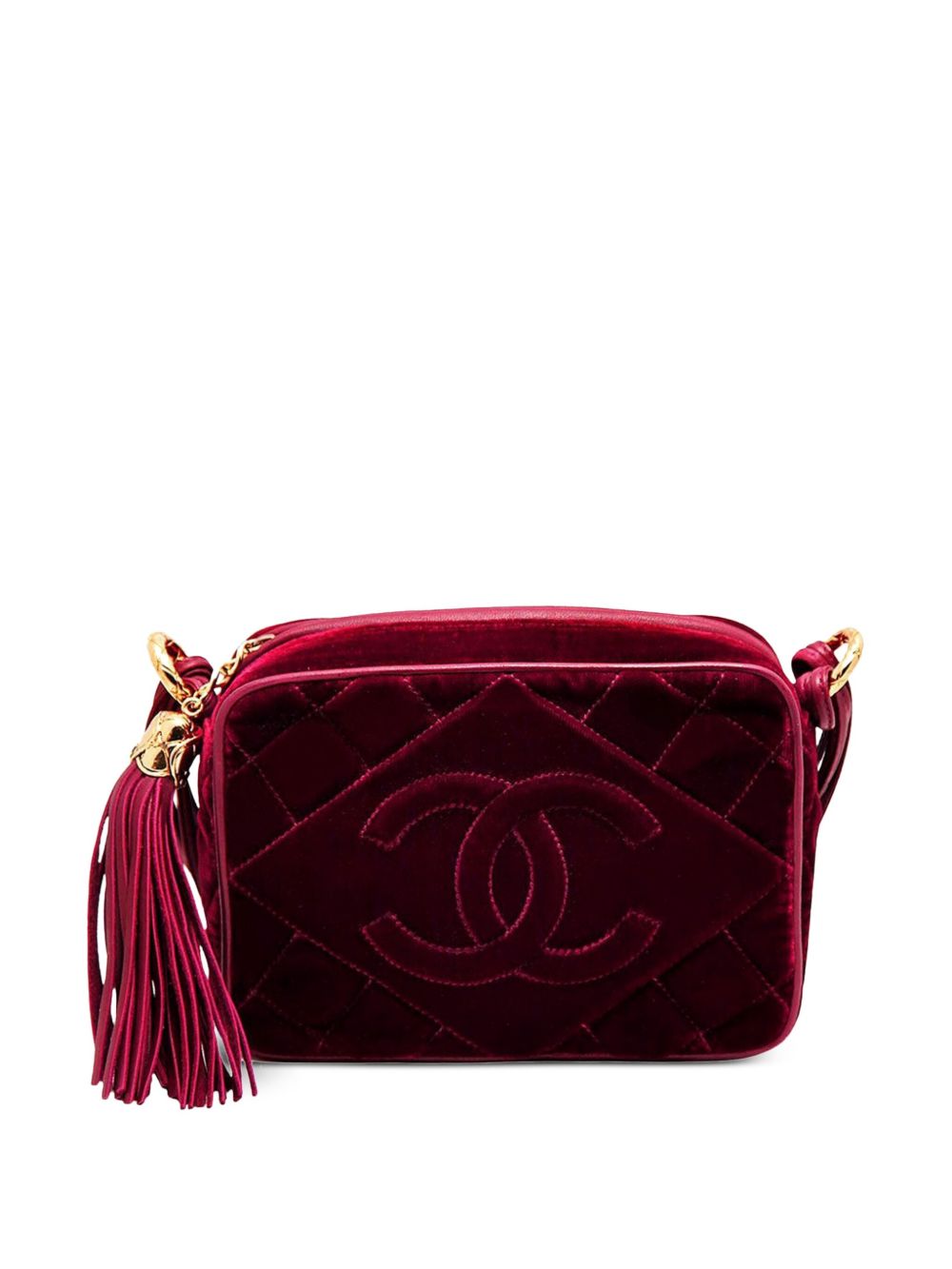 1991 CC velvet vanity bag