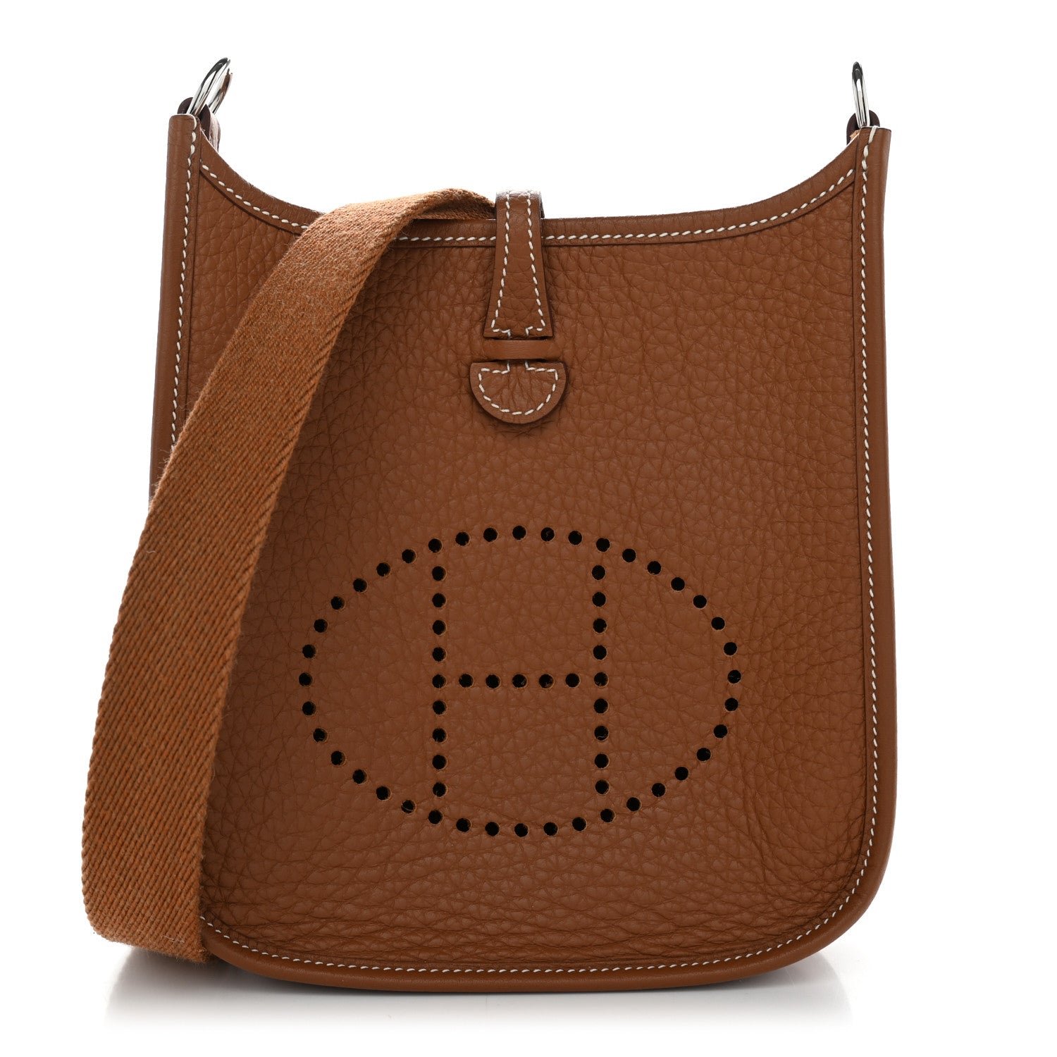 Hermes Taurillon Clemence Evelyne TPM Gold