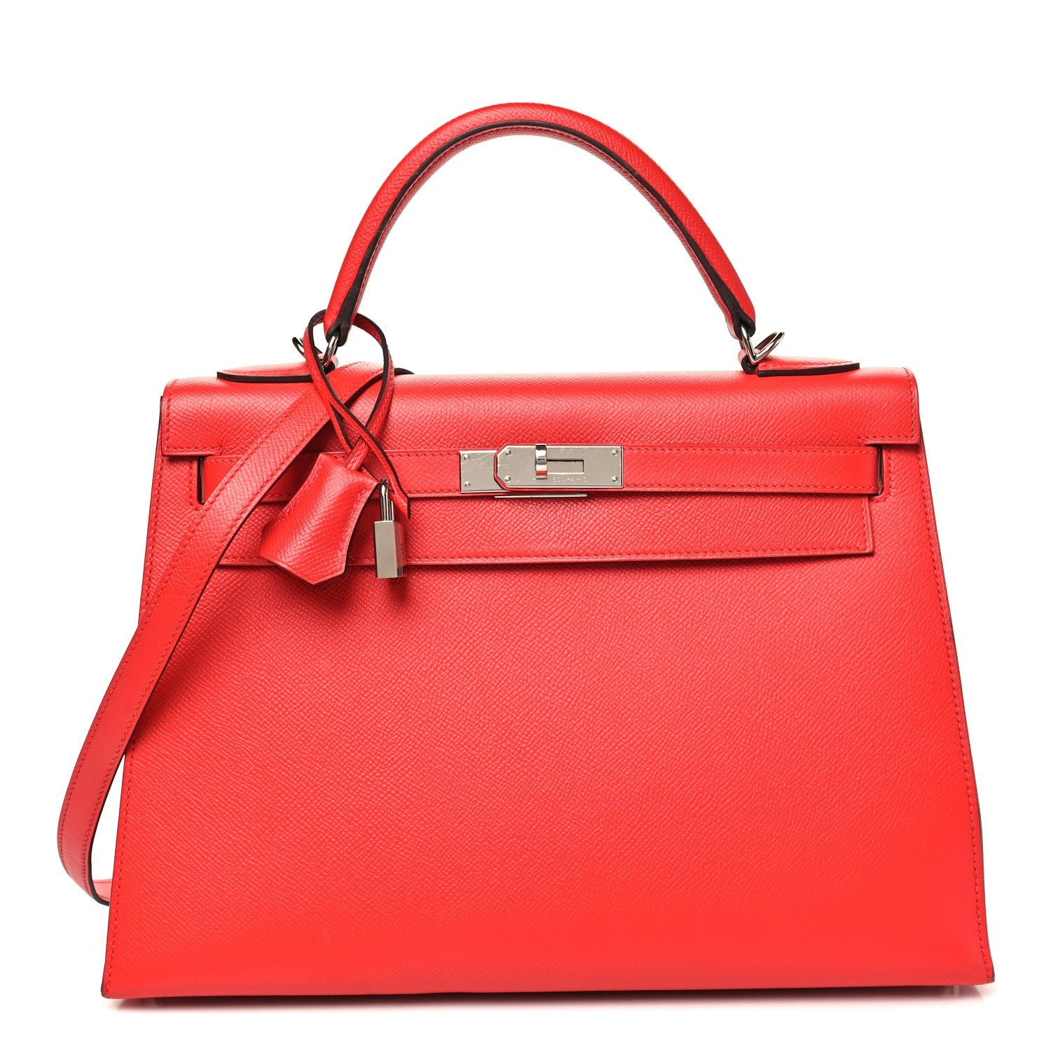 Hermes Hermes Epsom Kelly Sellier 32 Rouge Casaque