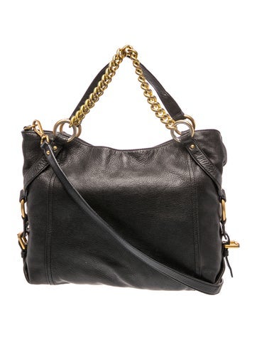Leather Top Handle Bag