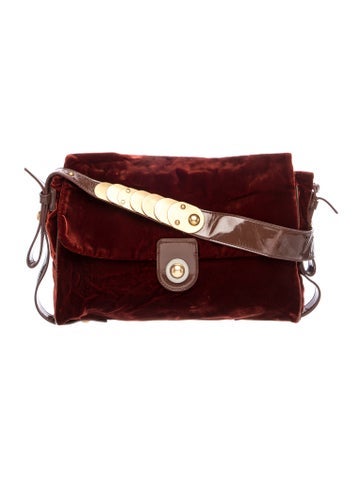 Stella McCartney Velvet Crossbody Bag
