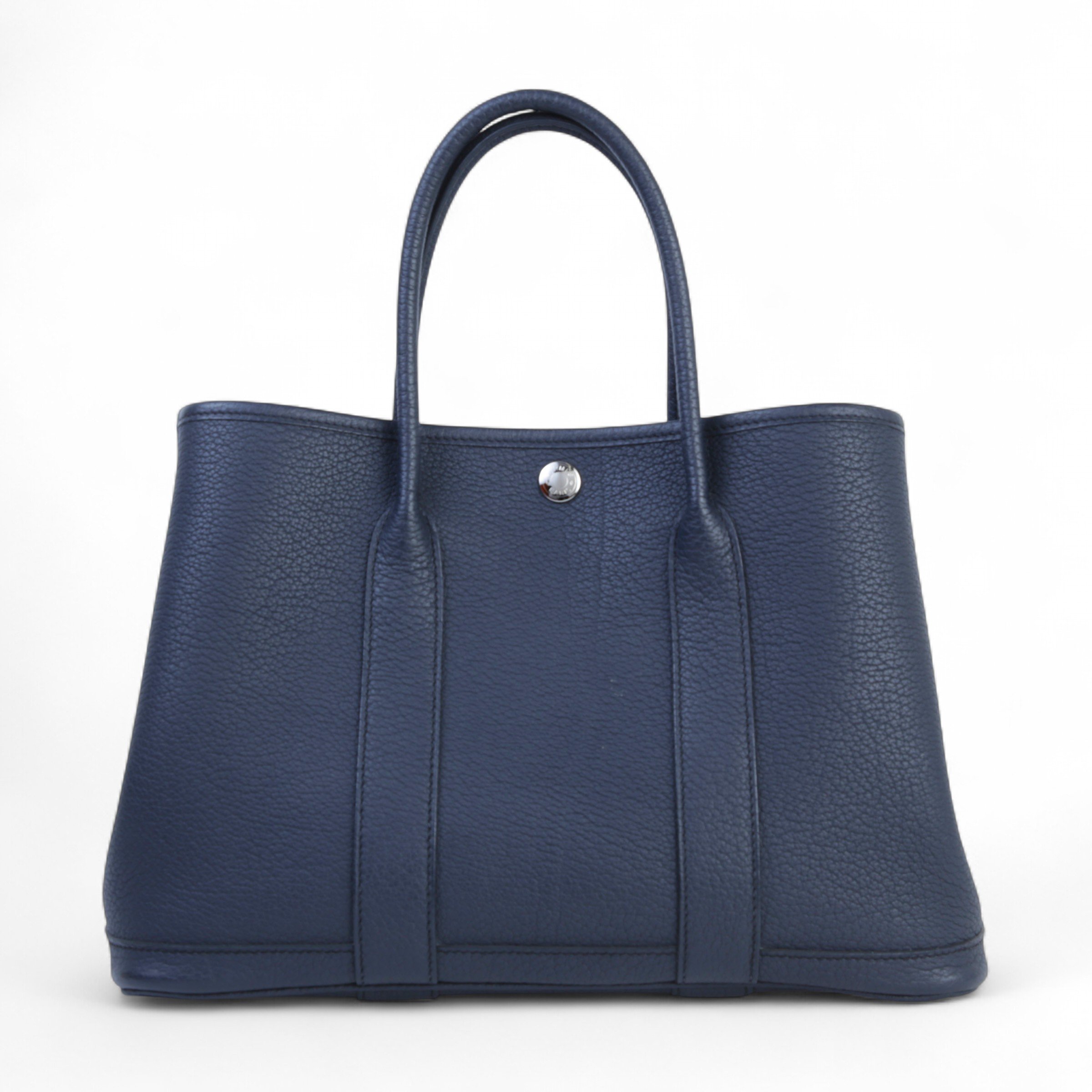 Hermes Very Good ( Rank A) HERMÈS Garden Party TPM Bleu Indigo (76) Negonda Palladium hardware U (2022)