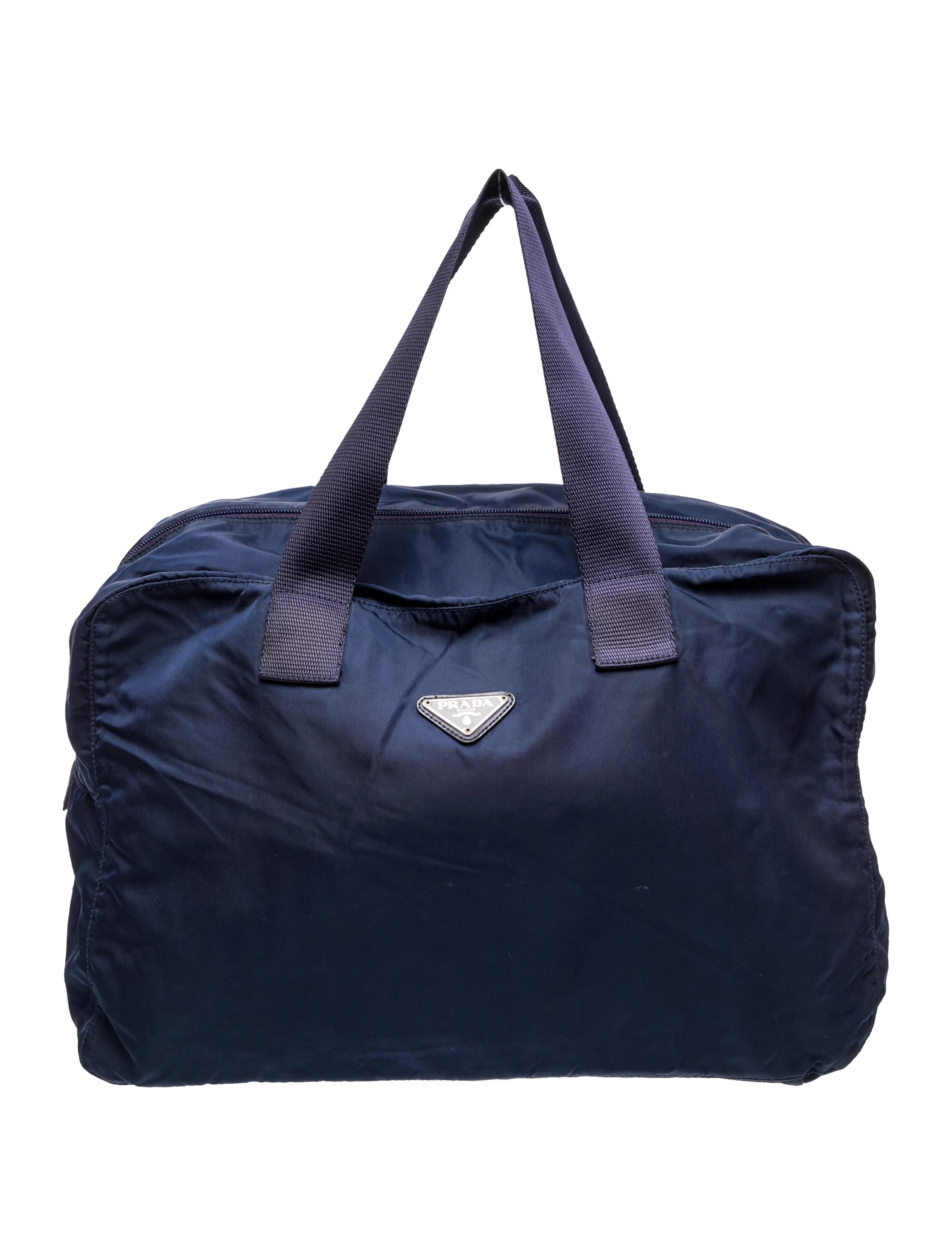 Saffiano Leather Nylon Tote Medium