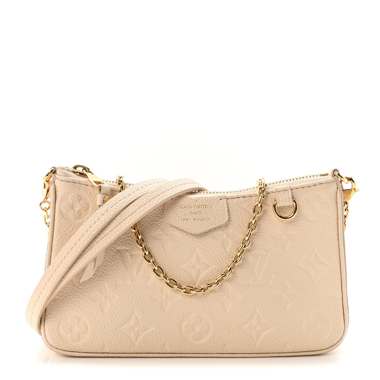 Louis Vuitton Empreinte Easy Pouch On Strap Cream