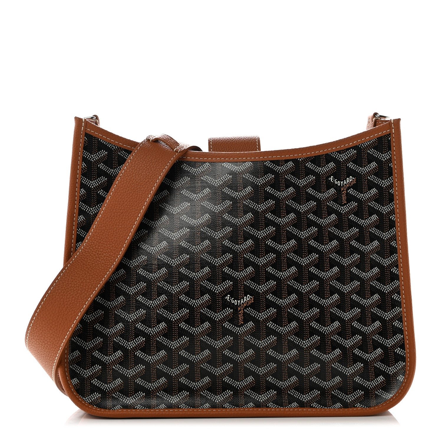 Goyard Goyardine Musette PM Bag Black Gold