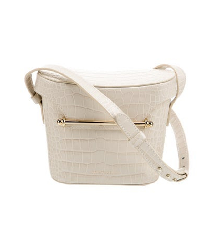 Strathberry Embossed Leather Crossbody Bag