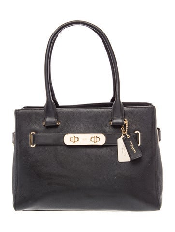 Leather Top Handle Bag