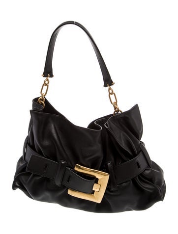 Balmain Leather Shoulder Bag