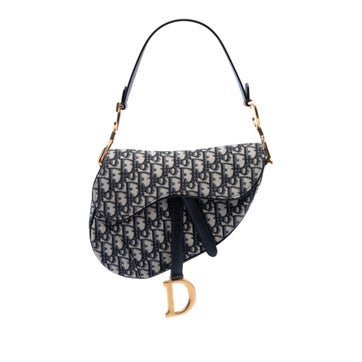 Dior Oblique Canvas Saddle Bag