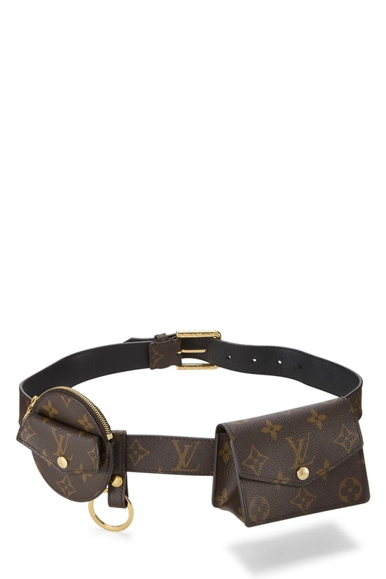 Brown Monogram Daily Multi Pocket Belt Bag 80