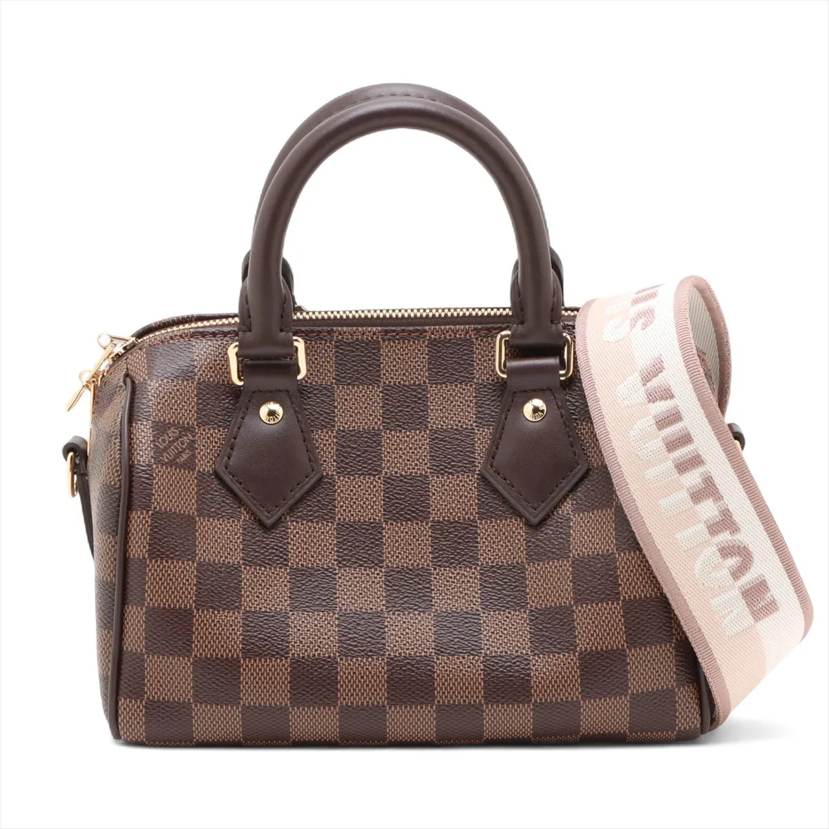Louis Vuitton Damier Speedy Bandoulière 20 N40489 Brown There was an RFID respon