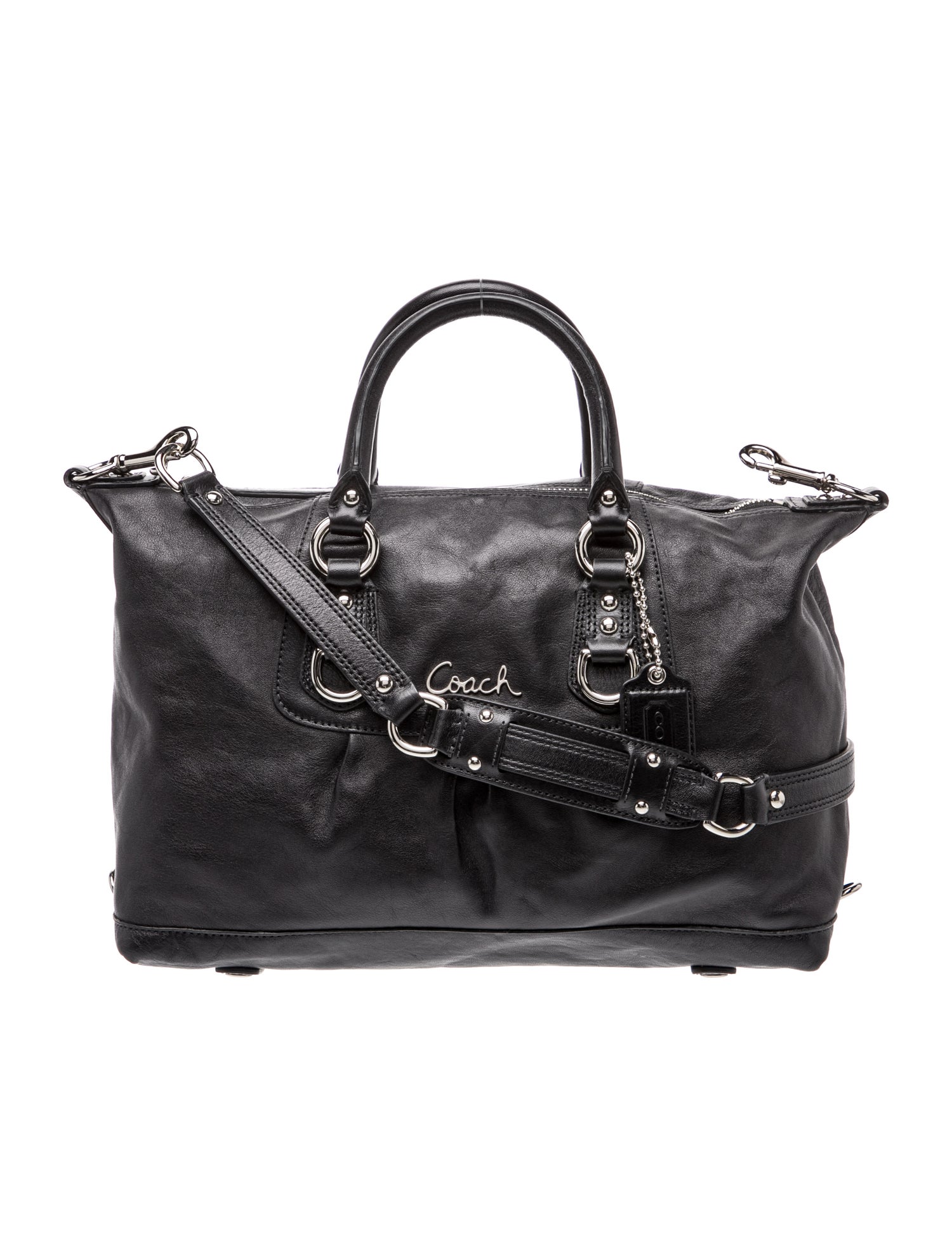 Leather Top Handle Bag