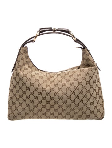 GG Canvas Horsebit Chain