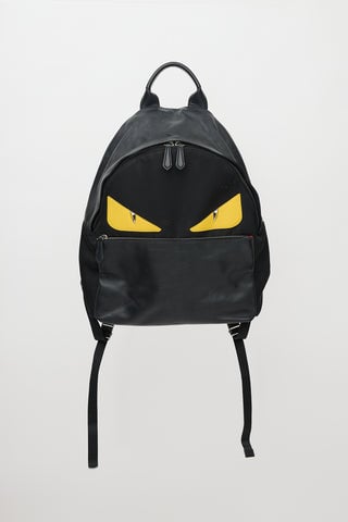 Leather & Nylon Monster Backpack