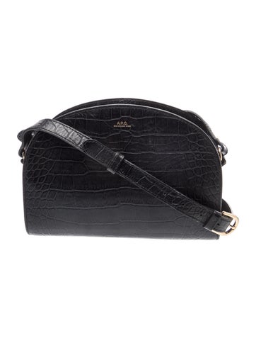 Embossed Leather Shoulder Bag