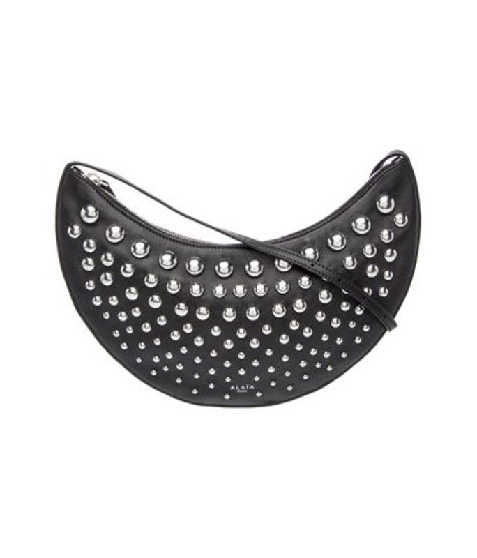 Alaia Leather Demi Lune Small