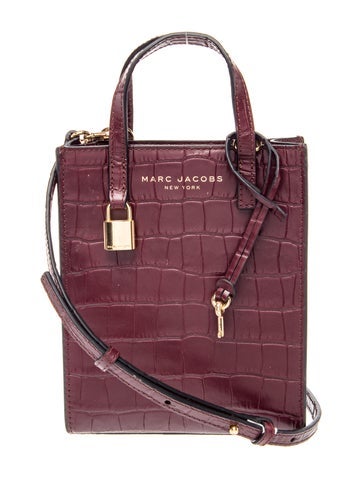Embossed Leather Crossbody Bag