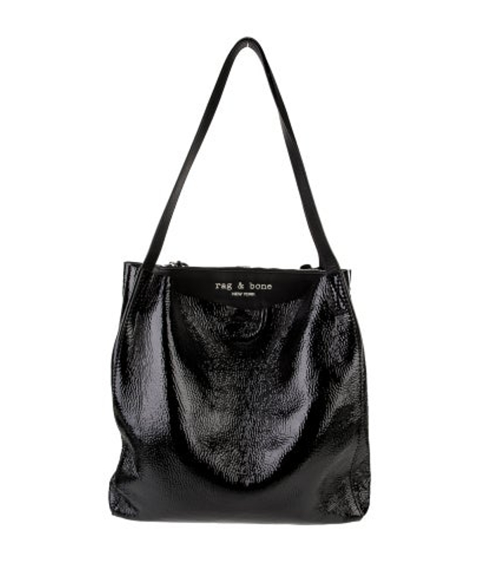 Rag & Bone Bone Patent Leather Shoulder Bag
