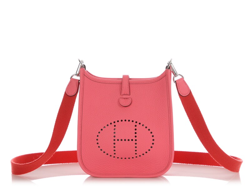 Hermes Rose Azalee Clemence Evelyne TPM 16 Palladium Hardware, 2024