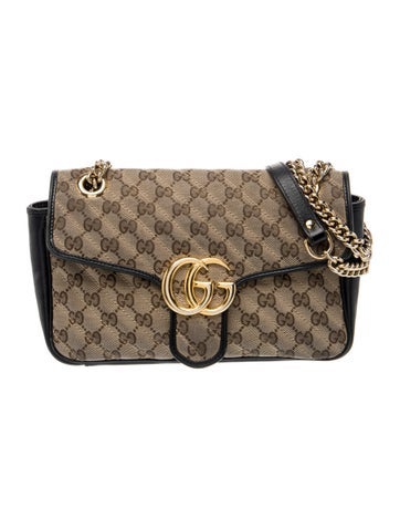 GG Canvas Marmont Small