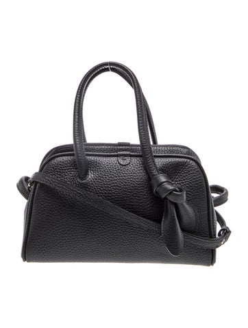 Leather Top Handle Bag