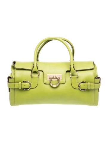 Leather Top Handle Bag