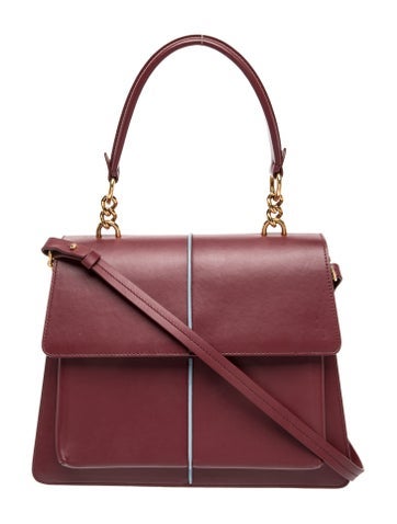 Leather Top Handle Bag