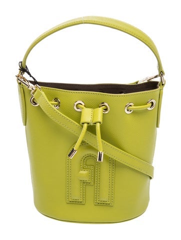 Leather Bucket Bag w/ Tags