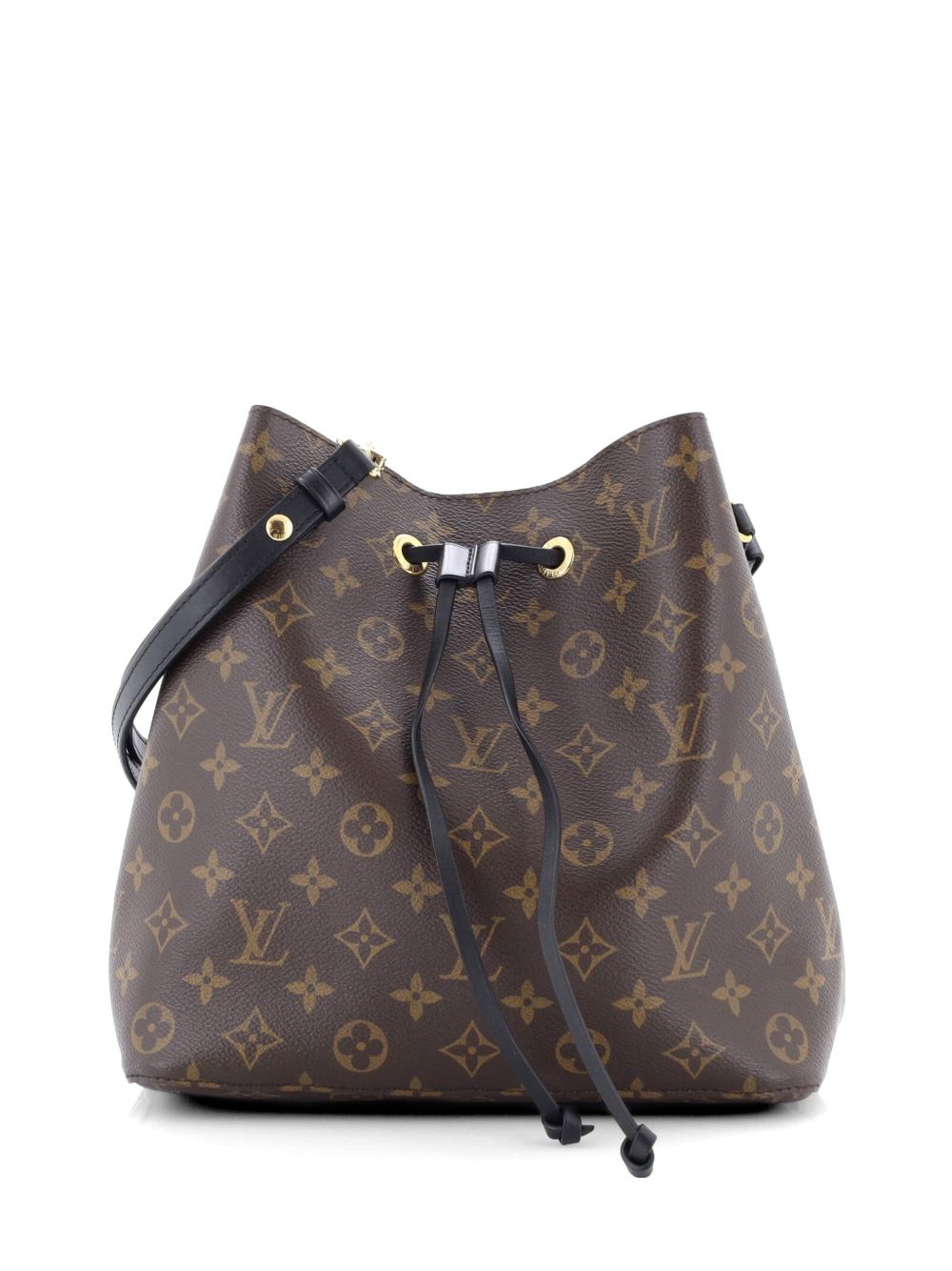 NeoNoe Handbag Monogram Canvas with Leather MM bucket bag