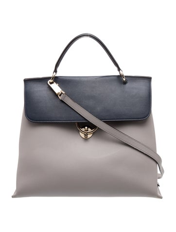 Ferragamo Leather Top Handle Bag