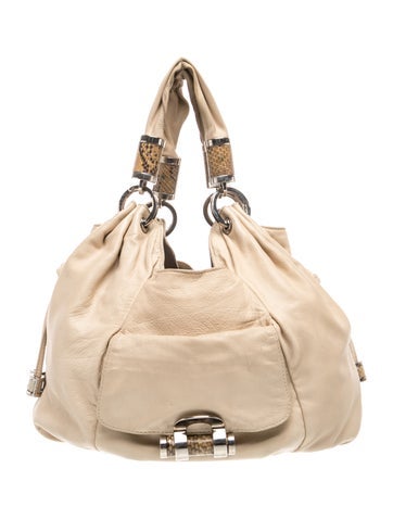 Leather Top Handle Bag