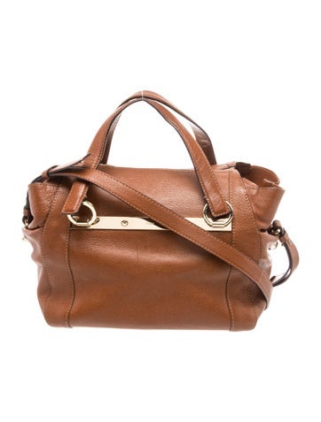 Leather Top Handle Bag