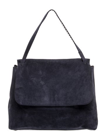 The Row Suede Top Handle 14