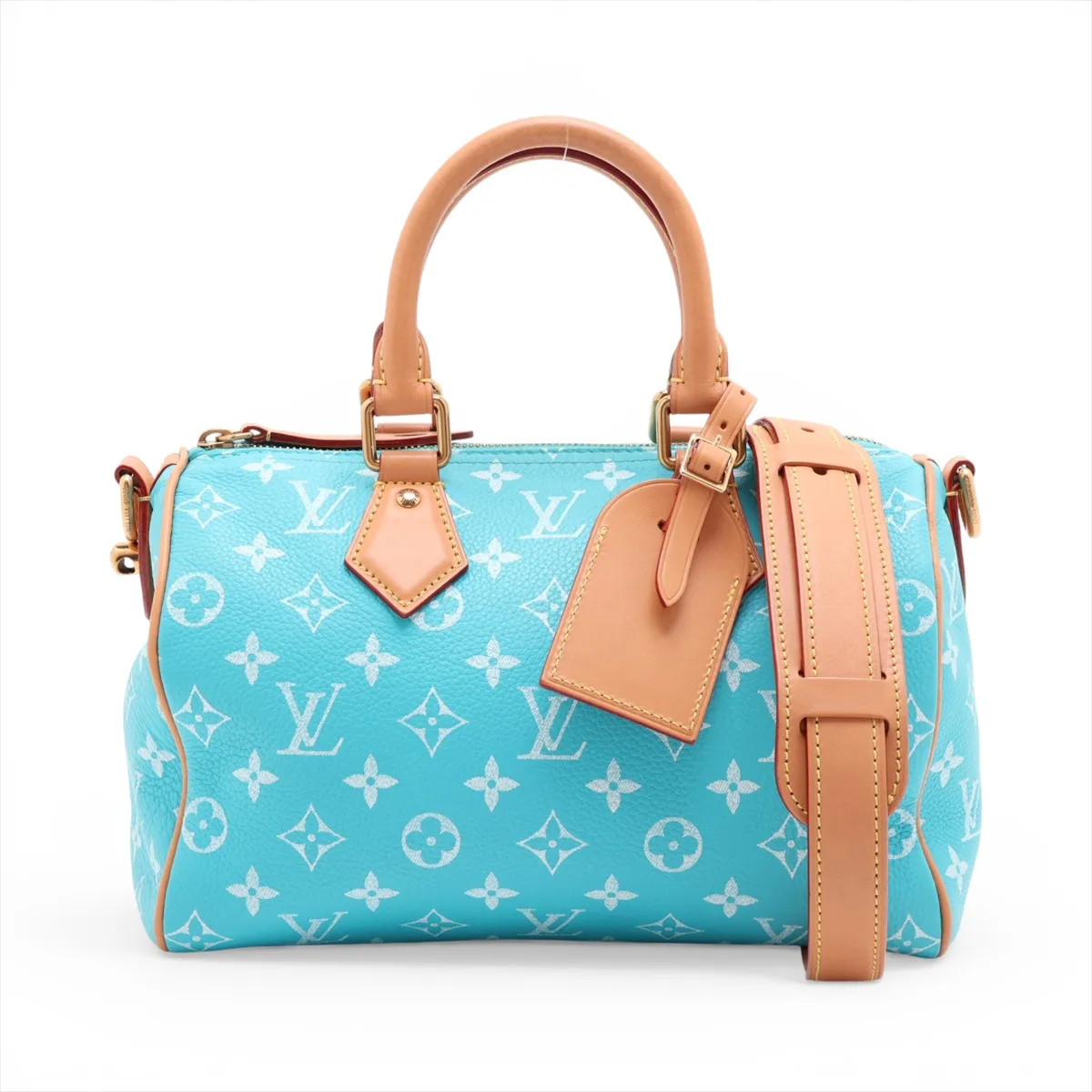 Louis Vuitton Monogram Leather Speedy P9 Bandoulière 25 M11561 Blue There was an