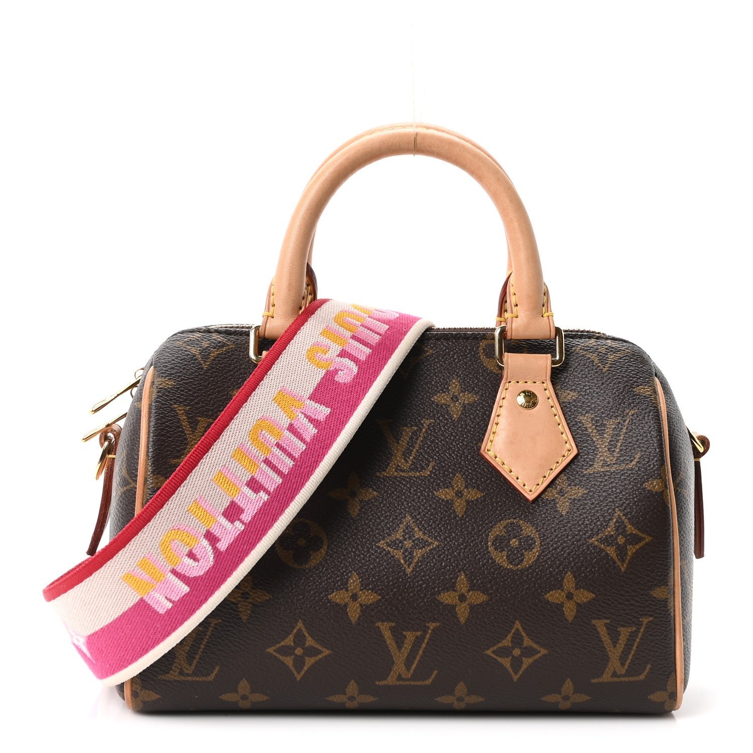 Louis Vuitton Louis Vuitton Monogram Speedy Bandouliere 20 Fuchsia
